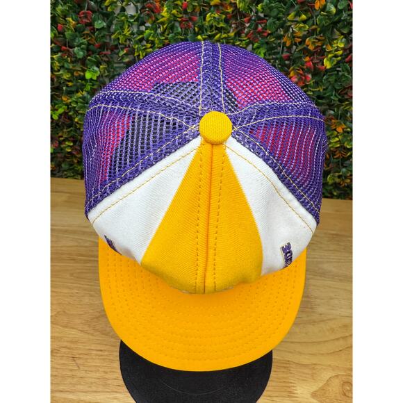 Washington Huskies AJD‎ Lucky Stripes NCAA Snapback Trucket Hat Vintage 70s 80s - Picture 10 of 13